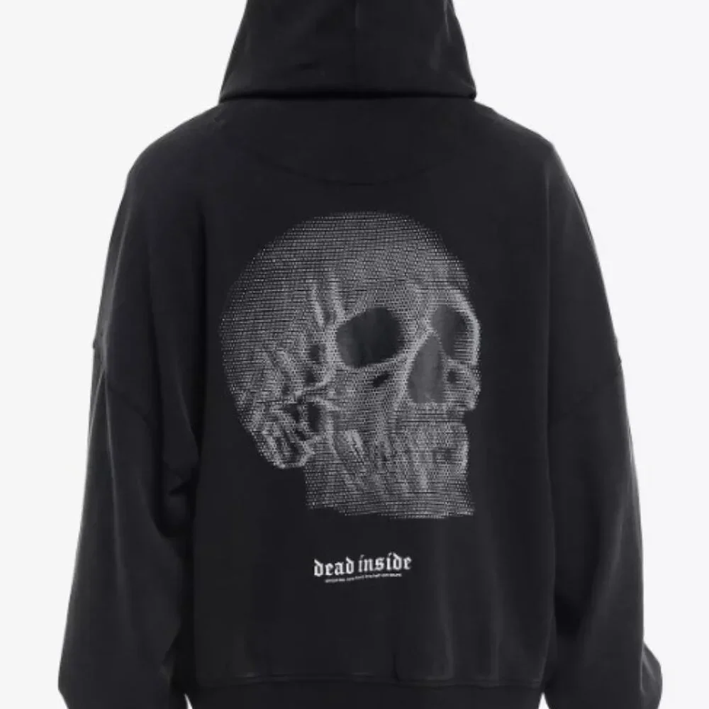 Dead Inside Mineral Wash Hoodie - Picture 1 of 5